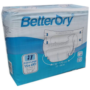 BRIEF BETTERDRY X-LARGE 51-67" 4/15